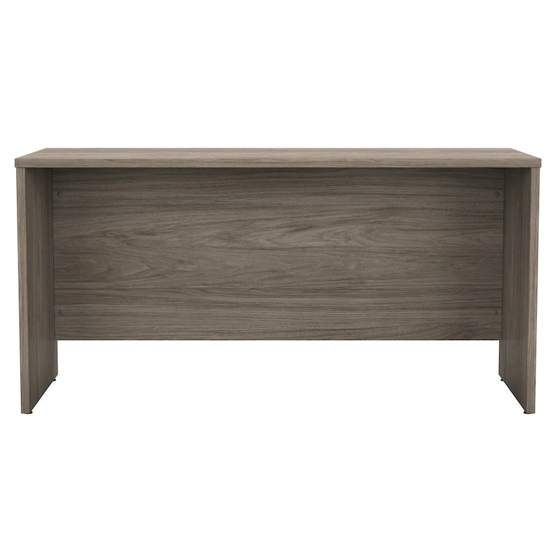 Crédence de bureau 60L x 24P, stratifié blanc, bureau à domicile moderne