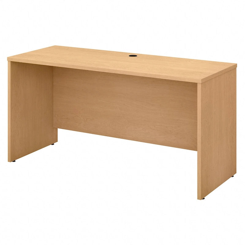 Crédence de bureau 60L x 24P, stratifié blanc, bureau à domicile moderne