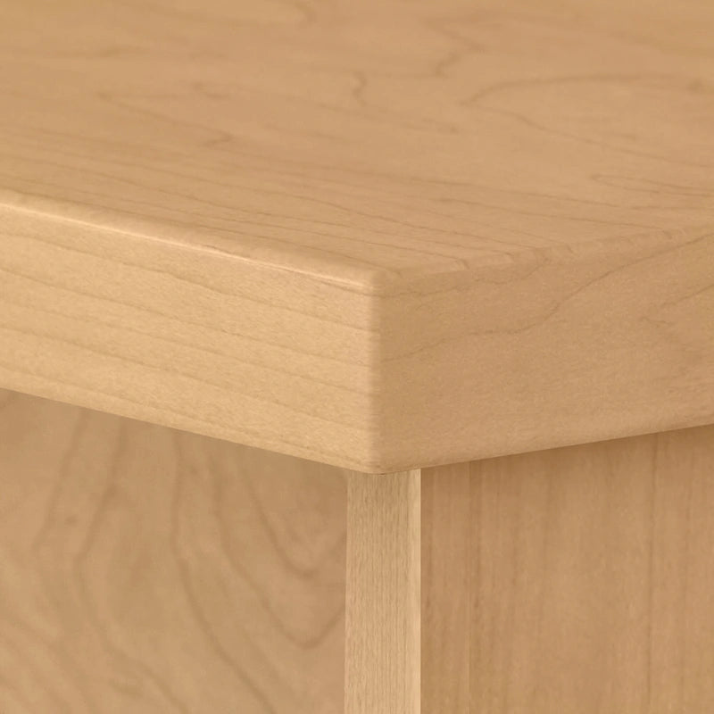 Crédence de bureau 60L x 24P, stratifié blanc, bureau à domicile moderne