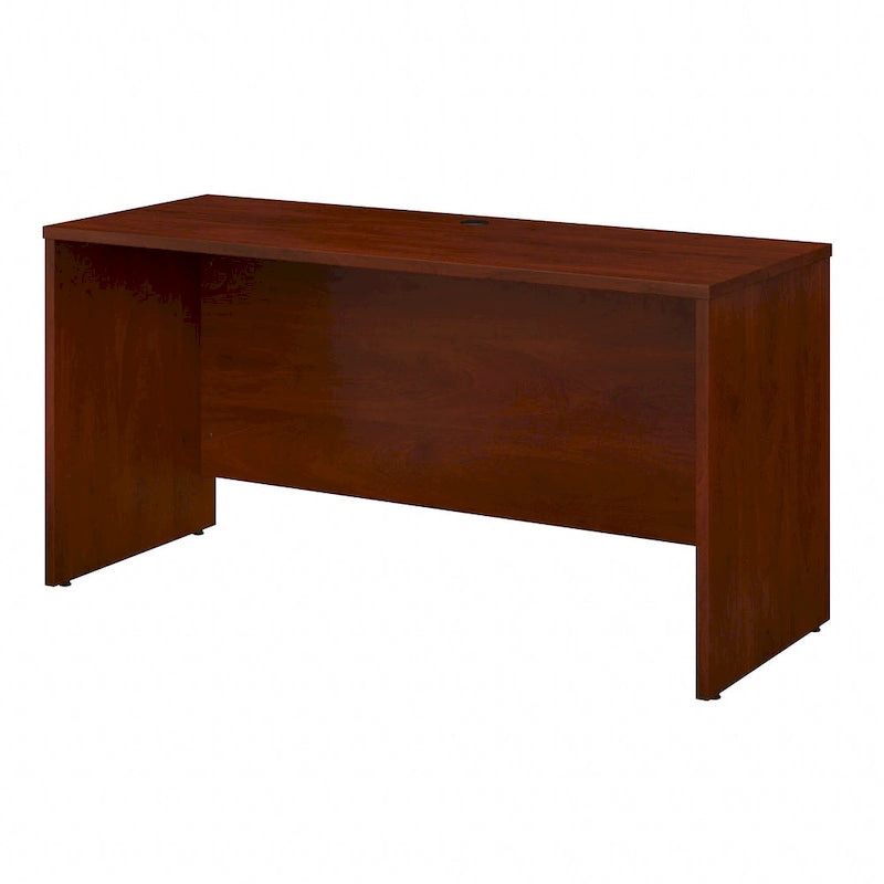 Crédence de bureau 60L x 24P, stratifié blanc, bureau à domicile moderne