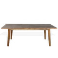 Kerry Dining Table, Light Brown Acacia Wood, Rectangular 86 Inch Top