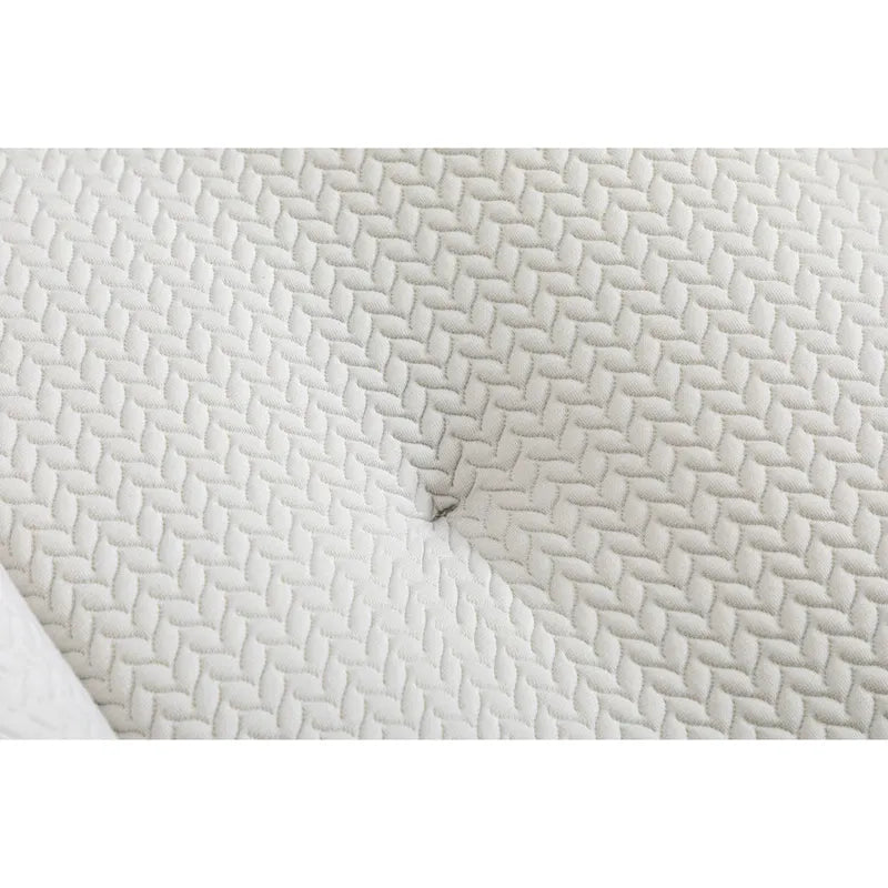 Fauteuil une place beige capitonné avec coussin en mousse haute densité