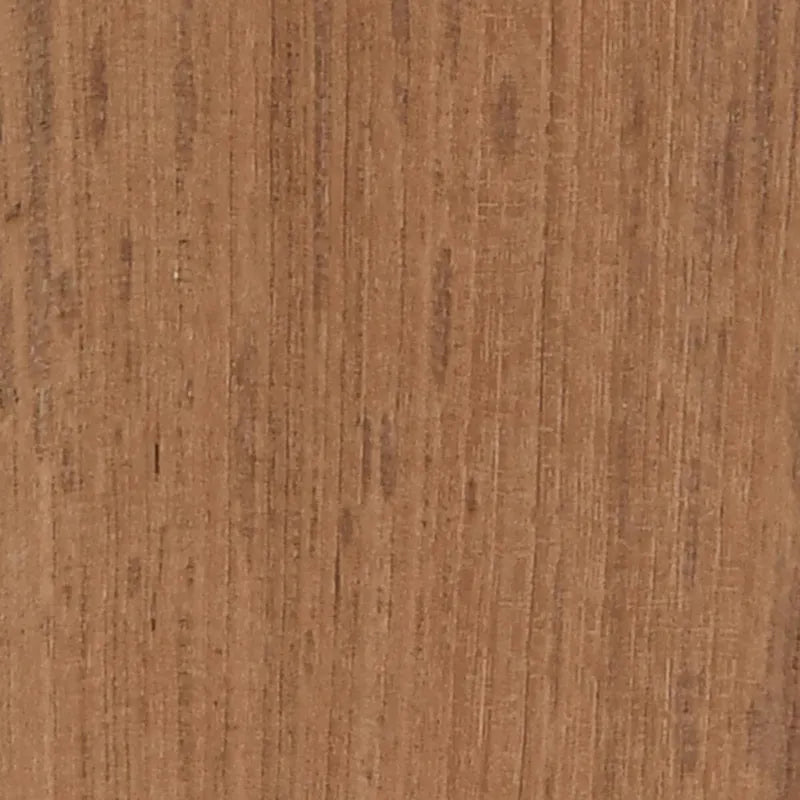 Table basse d'extérieur en teck naturel, larges lattes, finition mate